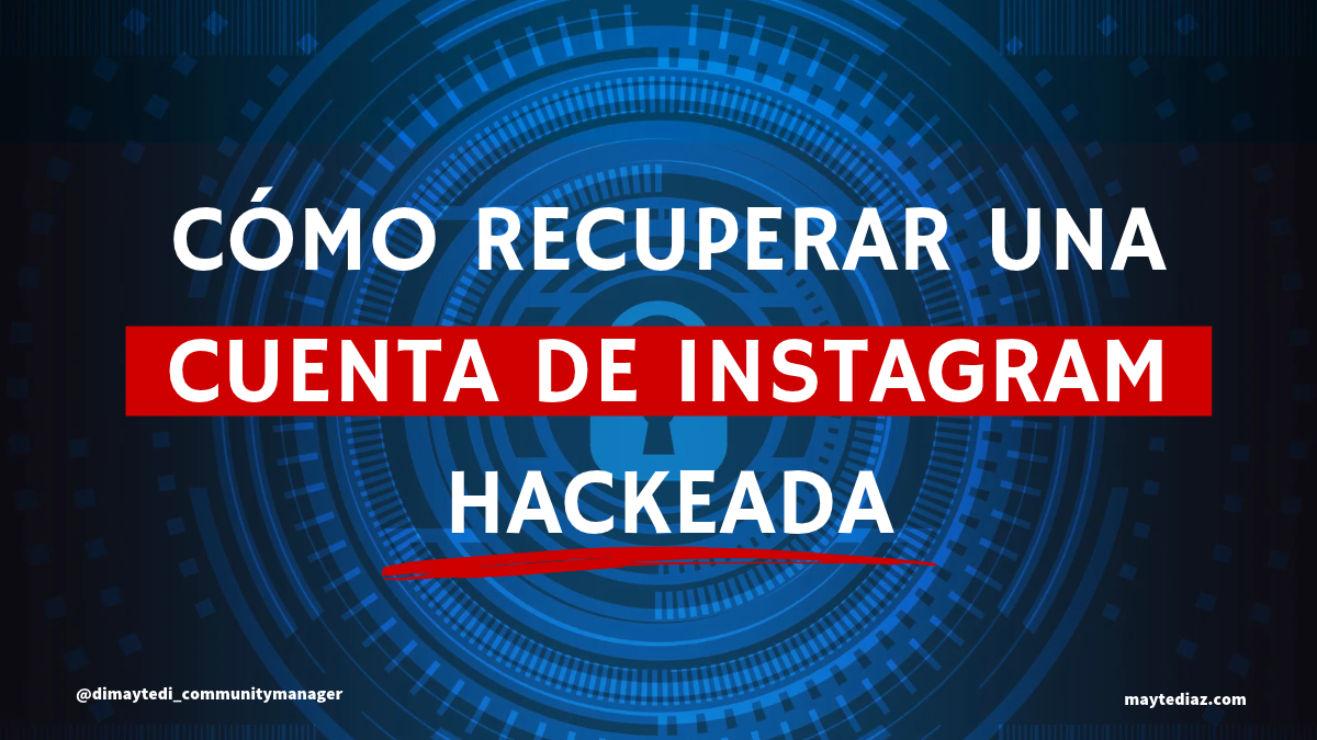 circulo con un candado indicando cómo recuperar una cuenta de isntagram hackkeada